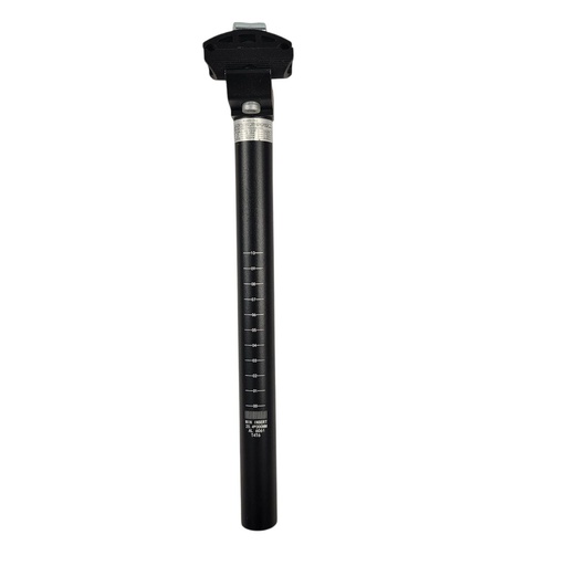 [063-34] Труба сідла Ø25.4мм/L-30см, на глагол алюміній чорна