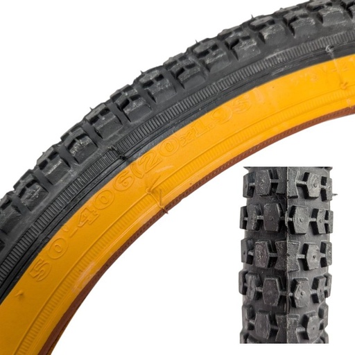 [146-50] Покришка 20-2,0 SRC В'єтнам (218) шипована, ОРАНЖЕВИЙ БІК