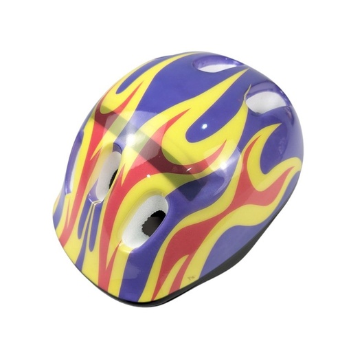 [135-10] Велошолом дитячий "Полум'я" синій