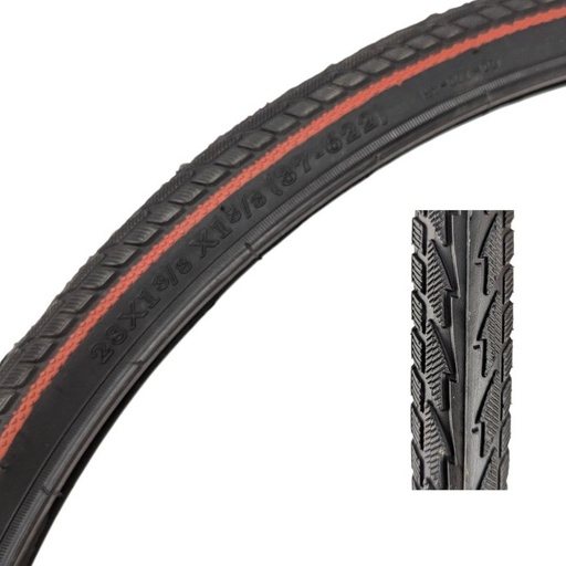 Покришка турист 37-622 (28x1 5/8*1 3/8) Perfect PF "зубчик"