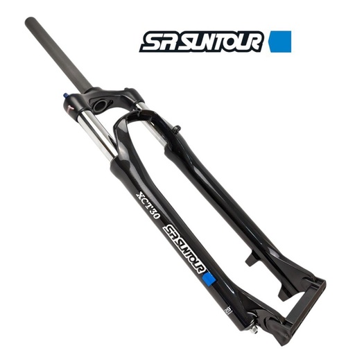 Вилка 29 аморт. безрізьб. SR SUNTOUR (XCТ-HLO) Ø28.6mm (1-1/8) disk AL. локаут шток L-255mm хід:100мм, чорна