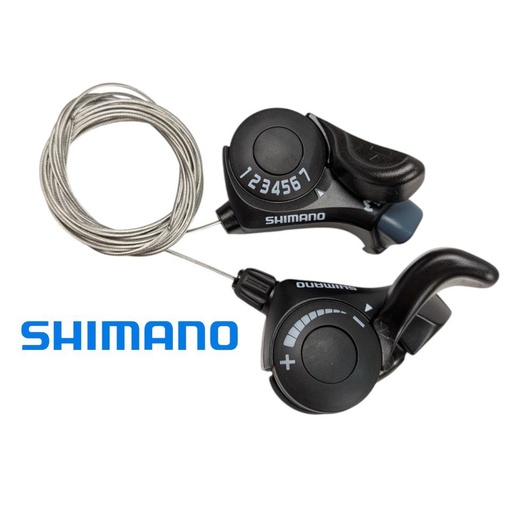 [116-27] Манетки Shimano SL-TX30 (пів автомат) 3/7 швидкостей