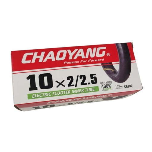 [162-37] Камера 10-2/2.50 CHAOYANG CR202(60°x90°) зігнутий ніпель (на електросамокат)