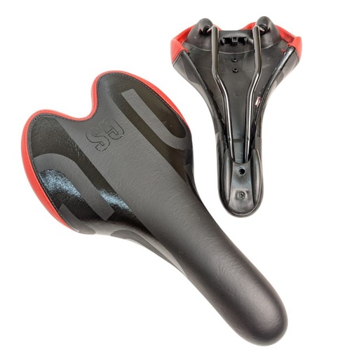 Сідло мтв на глагол Grand Star GS-1512ВСD чорне-червоне