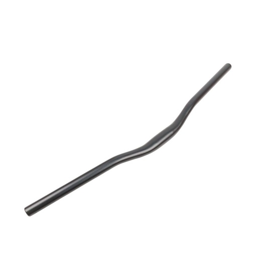 Руль мтв алюміній "ластівка" L-640 мм, Ø22.2 х Ø 31.8 мм (HB002) чорний матовий