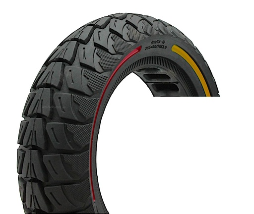 [163-92] Покришка 10-3.0/255x80 (80/65-6) CITYNEYE (внутрішні соти) для ел.самоката, безкамерна (Ø146 - 41мм) лита (193), з кольоровими полосами