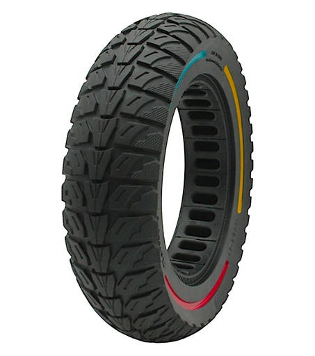 [173-78]  Покришка 8.5-2.5 CITYNEYE (внутрішні соти) для ел.самоката, безкамерна, лита (191), з кольоровими полосами