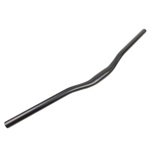Руль мтв алюміній "ластівка" L-680 мм, Ø22.2 х Ø 31.8 мм (HB002) чорний матовий