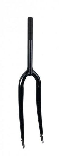 [068-04] Вилка 28 сталева, шток L-240mm р.з L-100mm, чорна